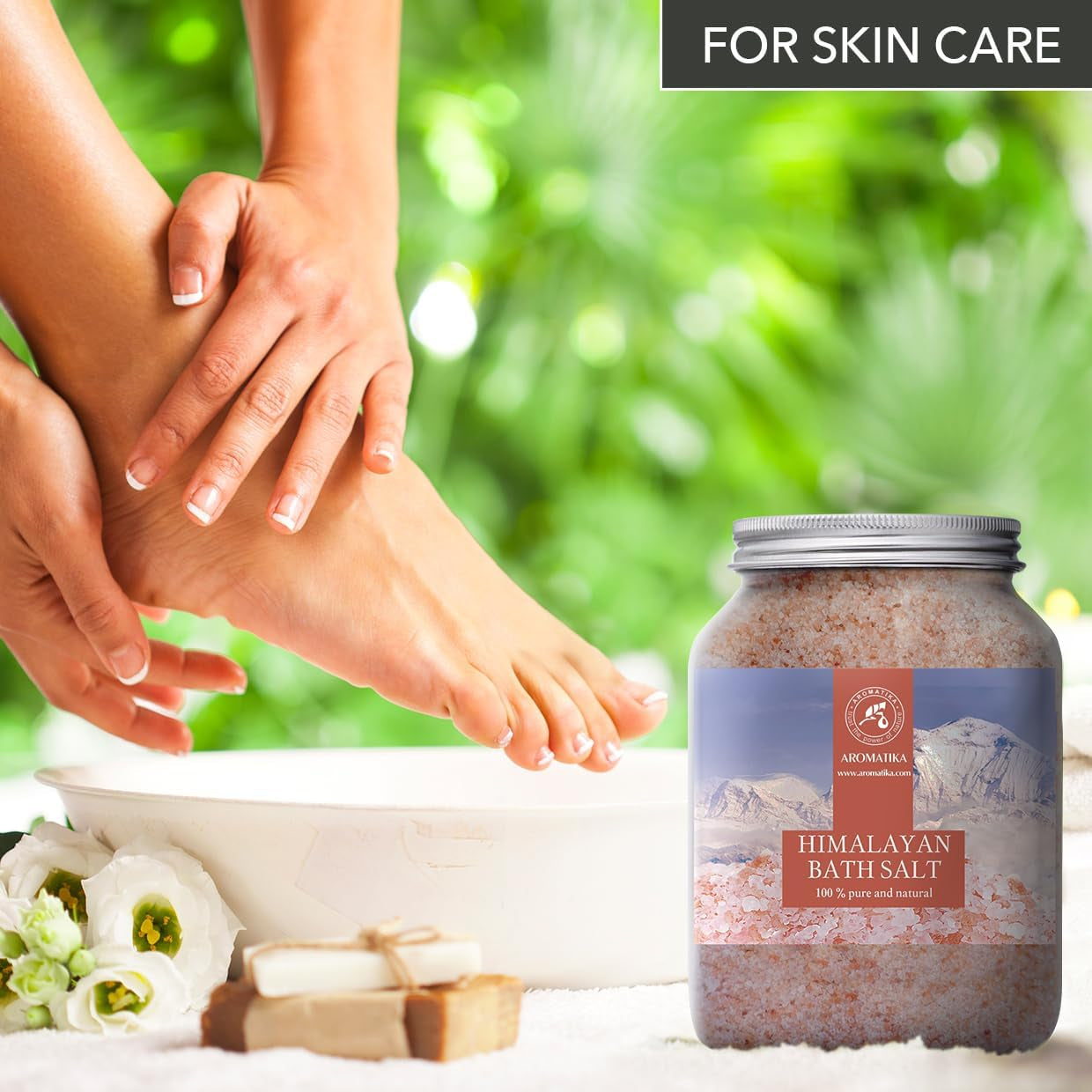 Himalayan Salt Pink Crystal Salt 46 Oz - 100% Pure & Natural - Himalayan Salt for Good Sleep - Stress Relief - Detox Cleanse