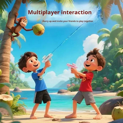 Summer New Creative Double Sided Reverse Water Spray Gun Trick Tactics Double Directional Water Spray Mini Water Play Gun Toy